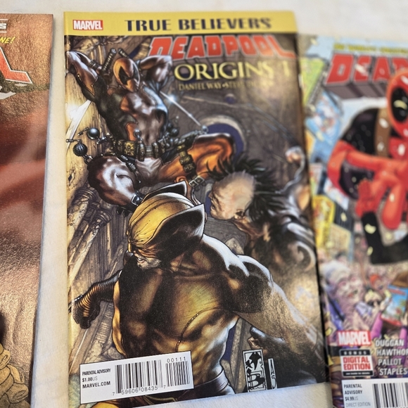 Comics Deadpool Marvel Venom Harley Quinn Black Panther Spidarman Captin America - Picture 5 of 7